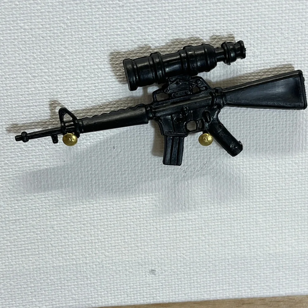1985 GI Joe Frostbite Rifle Gun Hasbro Vintage Action Figure Accessory Black